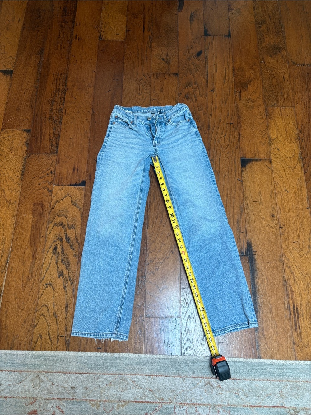 American Eagle Outfitters Light Wash Stovepipe Jeans